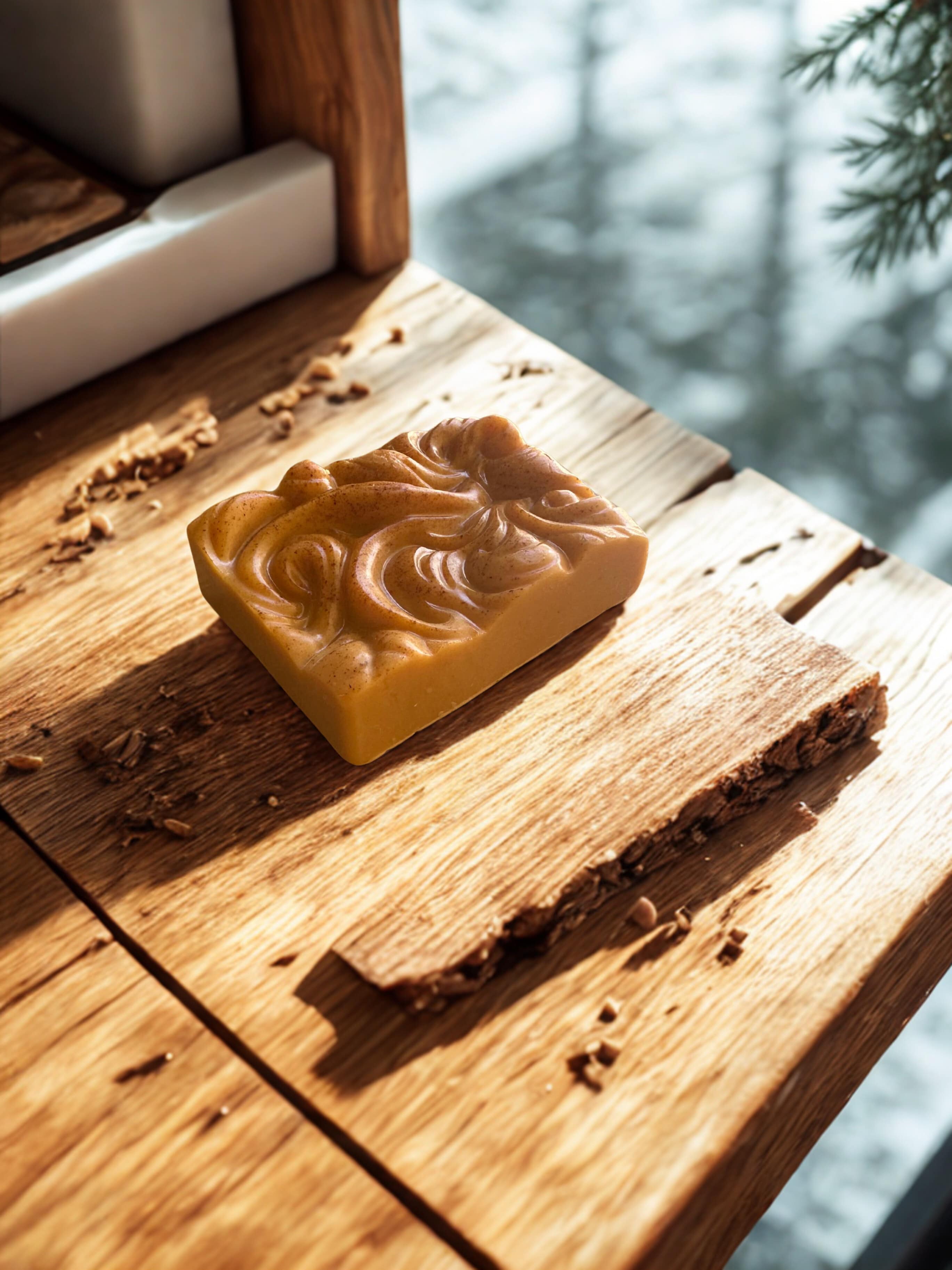 jabon artesanal de curcuma hecho en costa rica